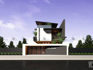 VILLA HOUSE, AE STUDIO DESIGN AE STUDIO DESIGN فيلا