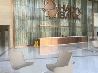 HALYK BANK - Kazakistan, YBM Tasarım Dekoratif Cam Paneller YBM Tasarım Dekoratif Cam Paneller Commercial spaces گلاس