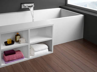 Bañera Pedrera, Projecte Noah Projecte Noah Minimalist style bathrooms Synthetic Brown