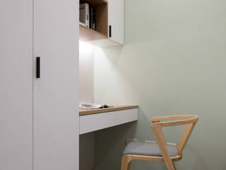 新竹-上品院-周宅, 極簡室內設計 Simple Design Studio 極簡室內設計 Simple Design Studio Chambre minimaliste