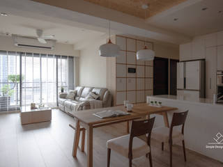 竹北-東方之星-吳宅, 極簡室內設計 Simple Design Studio 極簡室內設計 Simple Design Studio Asian style dining room