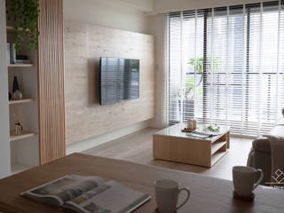 竹北-東方之星-吳宅, 極簡室內設計 Simple Design Studio 極簡室內設計 Simple Design Studio Living room
