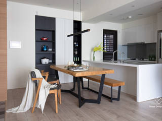 新竹-日知味：自友章-吳宅, 極簡室內設計 Simple Design Studio 極簡室內設計 Simple Design Studio Skandinavische Esszimmer