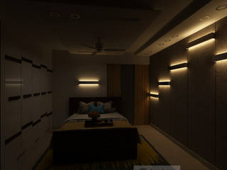 Residence at Dwarka, Design Essentials Design Essentials Modern Bedroom