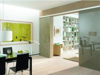 Sliding glass doors in residential environments , Ion Glass Ion Glass Oficinas de estilo moderno Vidrio