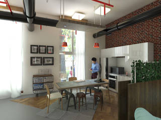 Employee Break Area, Ravenor's Design Solutions Ravenor's Design Solutions Bares y clubs de estilo industrial