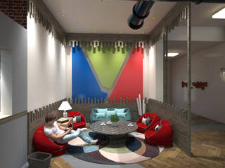 Employee Break Area, Ravenor's Design Solutions Ravenor's Design Solutions Industrial style bars & clubs