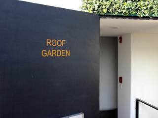 Roof Garden Condesa, Nube Interiorismo Nube Interiorismo بلكونة أو شرفة