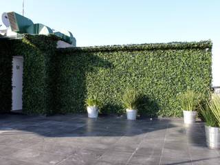 Roof Garden Condesa, Nube Interiorismo Nube Interiorismo بلكونة أو شرفة