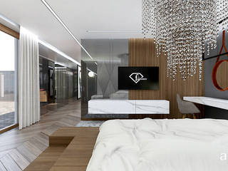 TAKE THE PLUNGE! | II | Wnętrza rezydencji, ARTDESIGN architektura wnętrz ARTDESIGN architektura wnętrz Modern style bedroom