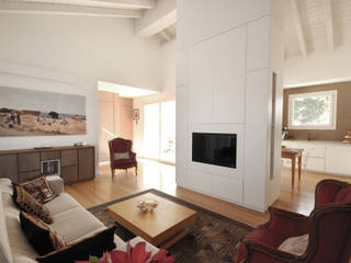 Interior Design Sartoriale a Milano, JFD - Juri Favilli Design JFD - Juri Favilli Design Modern living room Wood Wood effect