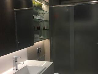 Banheiro social, Nuriê Viganigo Nuriê Viganigo 現代浴室設計點子、靈感&圖片