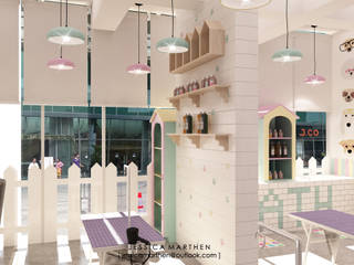 Cloudy & Cotton Pet Grooming & Coffee Shop, Lippo Mall Puri, JESSICA DESIGN STUDIO JESSICA DESIGN STUDIO Spa