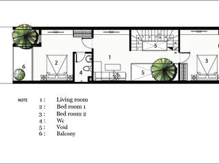 L house, AE STUDIO DESIGN AE STUDIO DESIGN Casas unifamiliares
