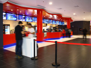 KRION® in the most modern cinemas in Europe: Multicines Odeon Sambil, KRION® Porcelanosa Solid Surface KRION® Porcelanosa Solid Surface Commercial spaces