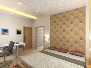 Prashant Residence, Gurooji Designs Gurooji Designs Modern style bedroom