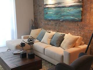 Departamento muestra LOFT 268, Puerto Vallarta, DECO Designers DECO Designers 客廳