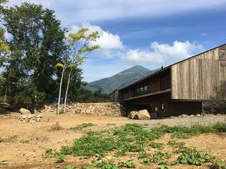 Le Pont, ATELIER O2 ATELIER O2 Дерев'яні будинки Дерево Дерев'яні