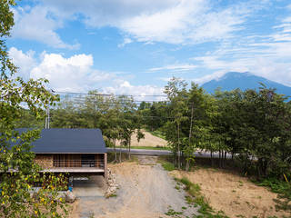 Le Pont, ATELIER O2 ATELIER O2 Wooden houses Wood Wood effect