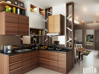 Mr. Asiang Metro Bandar Lampung, Getto_id Getto_id Built-in kitchens Plywood
