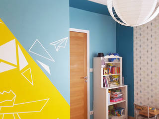 Décoration murale – Le Petit Prince en origami, Pigment des Belettes Pigment des Belettes Стены и пол