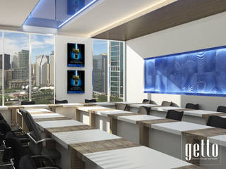 Samsung Meeting Room, Getto_id Getto_id Gewerbeflächen Sperrholz Mehrfarbig