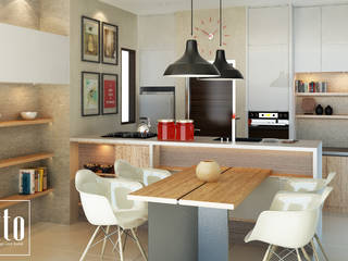 Show Unit Panasonic, Getto_id Getto_id Modern Dining Room Plywood