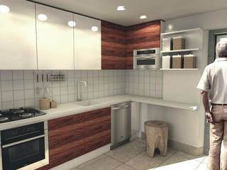 Apartamento Alegria, Grupo Norma Grupo Norma クラシックデザインの キッチン