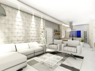 PROJETOS DE INTERIORES, ARQUIGEO ARQUIGEO Living room