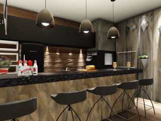 PROJETOS DE INTERIORES, ARQUIGEO ARQUIGEO Modern kitchen