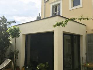 Extension BL01, 3B Architecture 3B Architecture Single family home Concrete White