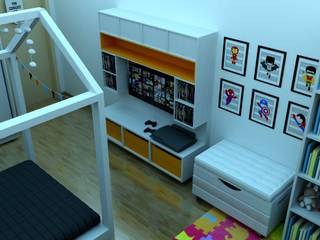 Dormitório infantil, Franka Arquitetura Franka Arquitetura ห้องนอนเด็กชาย