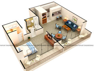 3D Floor Plan Design Services, Rayvat Rendering Studio Rayvat Rendering Studio