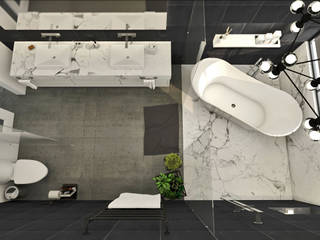 Diseño interior - Baño principal, Summa Arquitectura Summa Arquitectura Minimalistyczna łazienka Beton