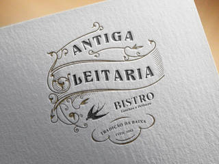 Antiga Leitaria Bistro (Porto), Think Bold Studio Think Bold Studio مساحات تجارية