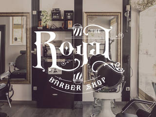 Royal Barbershop (Aveiro), Think Bold Studio Think Bold Studio Commercial spaces