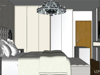 INTERIORES | Casa Lic, Lon Arquitetura Lon Arquitetura Modern style bedroom