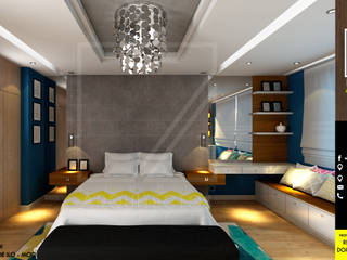 Remodelacion de Dormitorio Principal - Ilo cel. 925389750, F9.studio Arquitectos F9.studio Arquitectos Modern Bedroom Ceramic Blue