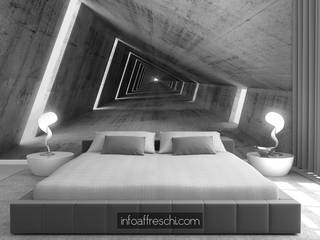 Concrete walls ideas, Affreschi & Affreschi Affreschi & Affreschi Стены и пол в стиле модерн