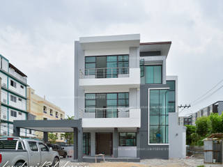 บ้าน3ชั้น โมเดิร์นลอฟต์ ซ.ลาดกระบัง18 คุณณัฐลดา ขำหรุ่น, fewdavid3d-design fewdavid3d-design