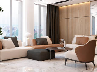 Central Park Apartments, Space Options Space Options Modern Living Room