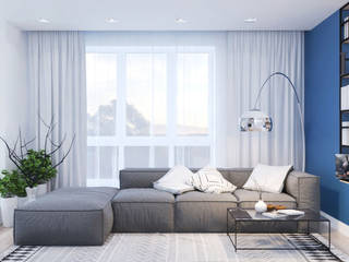 The breathe of weightlessness, Artichok Design Artichok Design Living room White