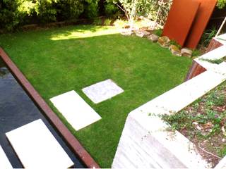 Modern Zen Garden in Woking U.K, GreenlinesDesign Ltd GreenlinesDesign Ltd Zen garden Concrete Grey