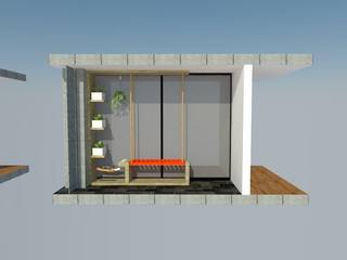 Mueble terraza, Heritage Design Group Heritage Design Group Minimalist Balkon, Veranda & Teras