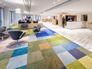 A Color Palette Inspired from the Past , Spacio Collections Spacio Collections Commercial spaces Textile Multicolored