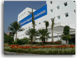 Jardines del Hospital Angeles Lindavista, BARRAGAN ARQUITECTOS BARRAGAN ARQUITECTOS Concessionárias modernas