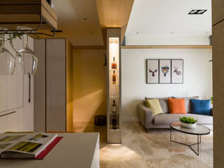 澄淨舒心, 楊允幀空間設計 楊允幀空間設計 Salas de estar modernas