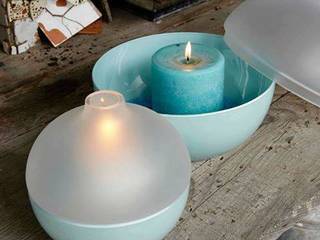Candle Decor, Spacio Collections Spacio Collections Living roomAccessories & decoration Ceramic Blue