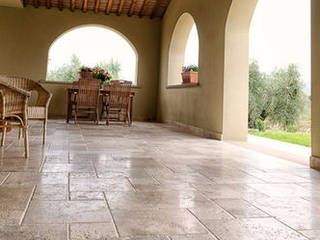 Villa in Bolgheri with travertine floors - Villa in the Tuscan countryside, Pietre di Rapolano Pietre di Rapolano Patios Stone