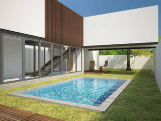 Casa FMarrufo, Contempo MX arquitectos Contempo MX arquitectos Single family home Concrete